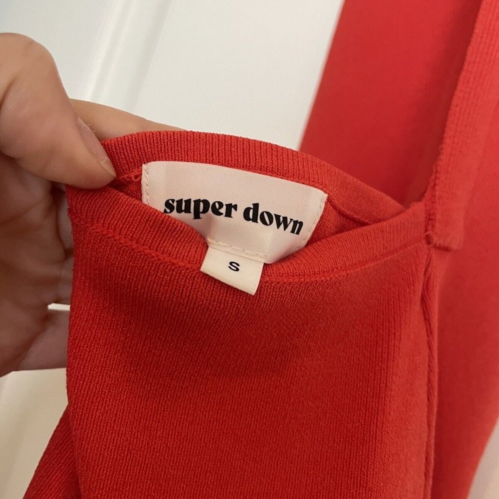 Revolve Red Superdown Open Back Cocktail Dress Sm… - image 5